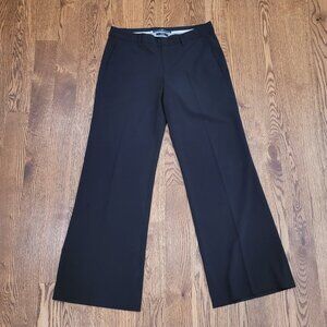 Wide Legged Black Dress Slacks